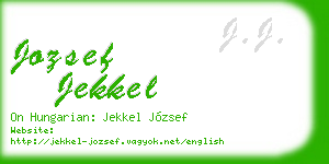 jozsef jekkel business card